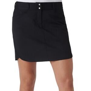 Adidas Golf Skirt Skort XL Black New Pickleball Walking